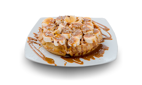 Cajeta, nuez y plátano